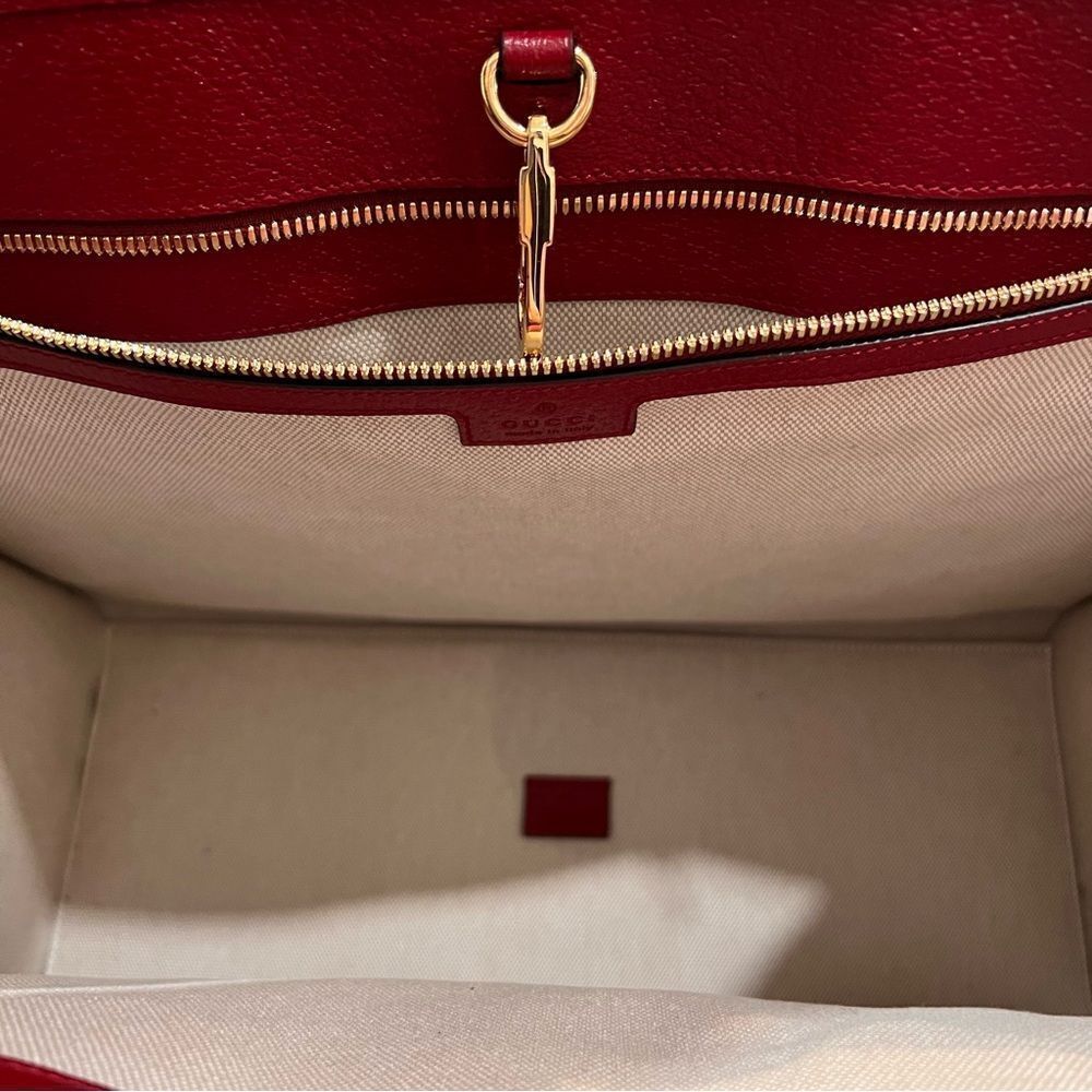 GUCCI
Raffia GG Monogram Hamptons Tote Bag Beige Blue - Picture 10 of 11